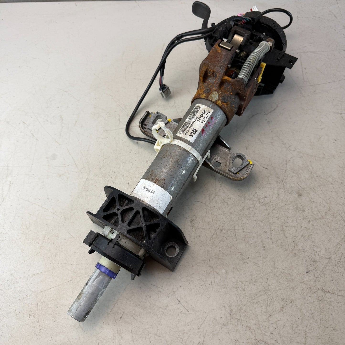 2005-2008 CHEVROLET CORVETTE C6 TELESCOPIC STEERING COLUMN MOTOR ASSEMBLY OEM