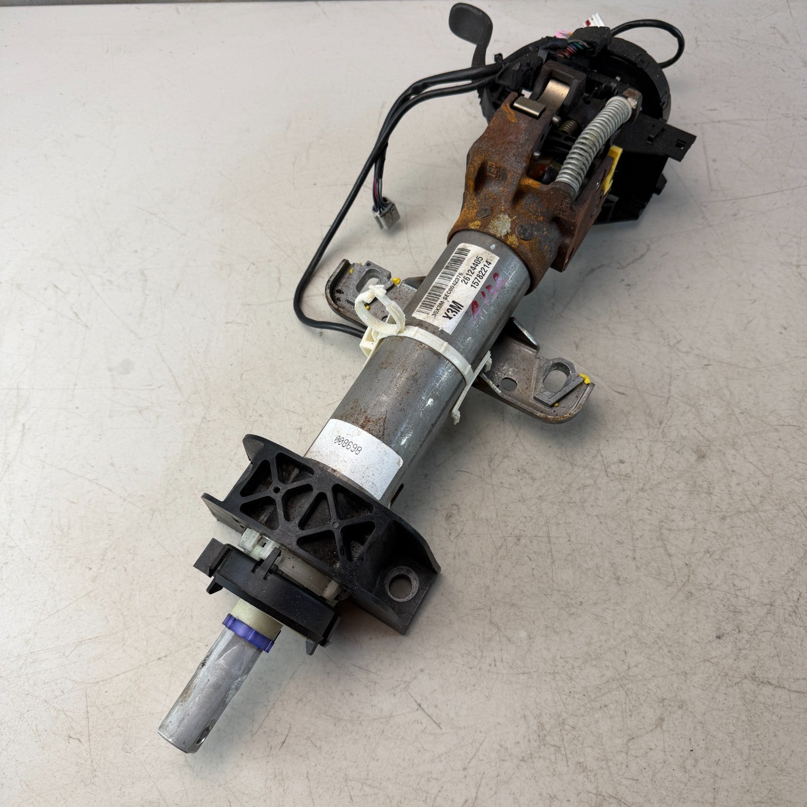 2005-2008 CHEVROLET CORVETTE C6 TELESCOPIC STEERING COLUMN MOTOR ASSEMBLY OEM