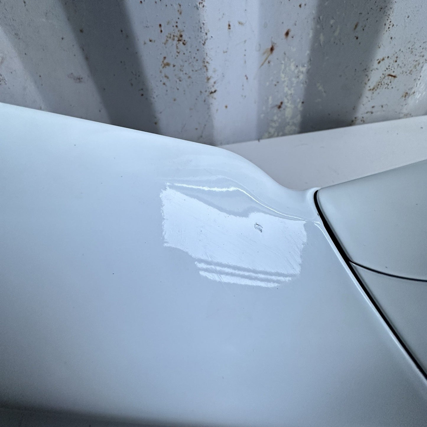 2014-2019 Chevy Corvette C7  Left Driver Mirror Assembly White OEM