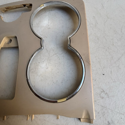 08-11 Mercedes W204 C250 C300 Center Console Cup Holder Bezel Trim Beige OEM