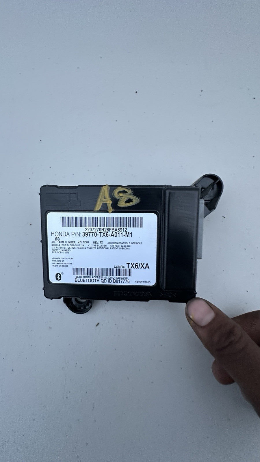 2013-2022 ACURA ILX Communication Control Module 39770-TX6-A01 OEM