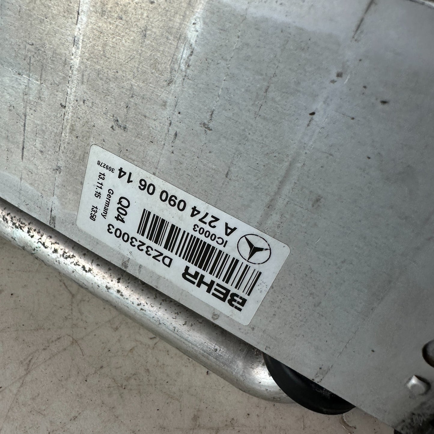 2015-2018 MERCEDES W205 C300 2.0L ENGINE RADIATOR INTERCOOLER A2740900614 OEM