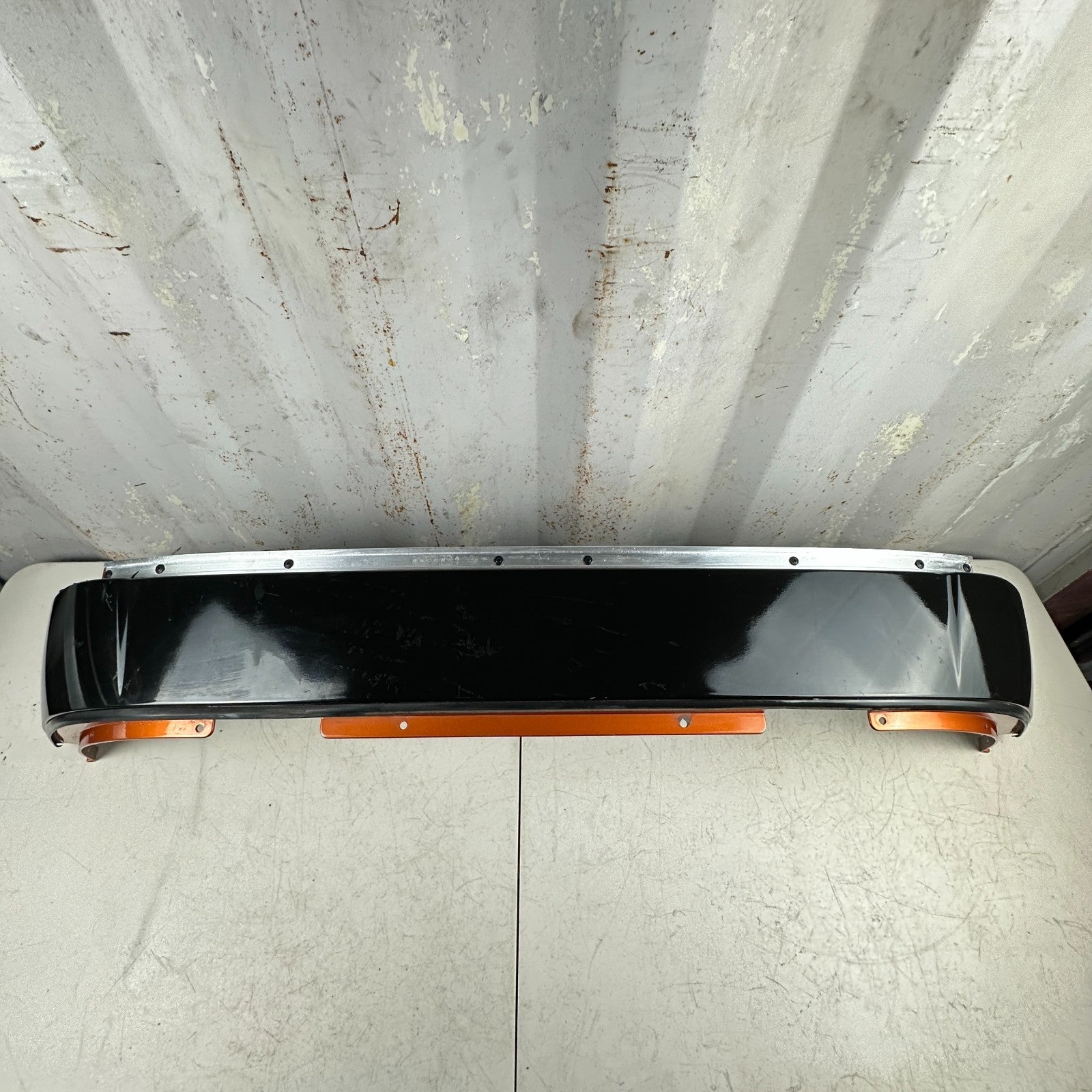 05-13 CHEVROLET CORVETTE C6 HARD TOP ROOF EXTENSION COVER REAR PANEL ORANGE OEM