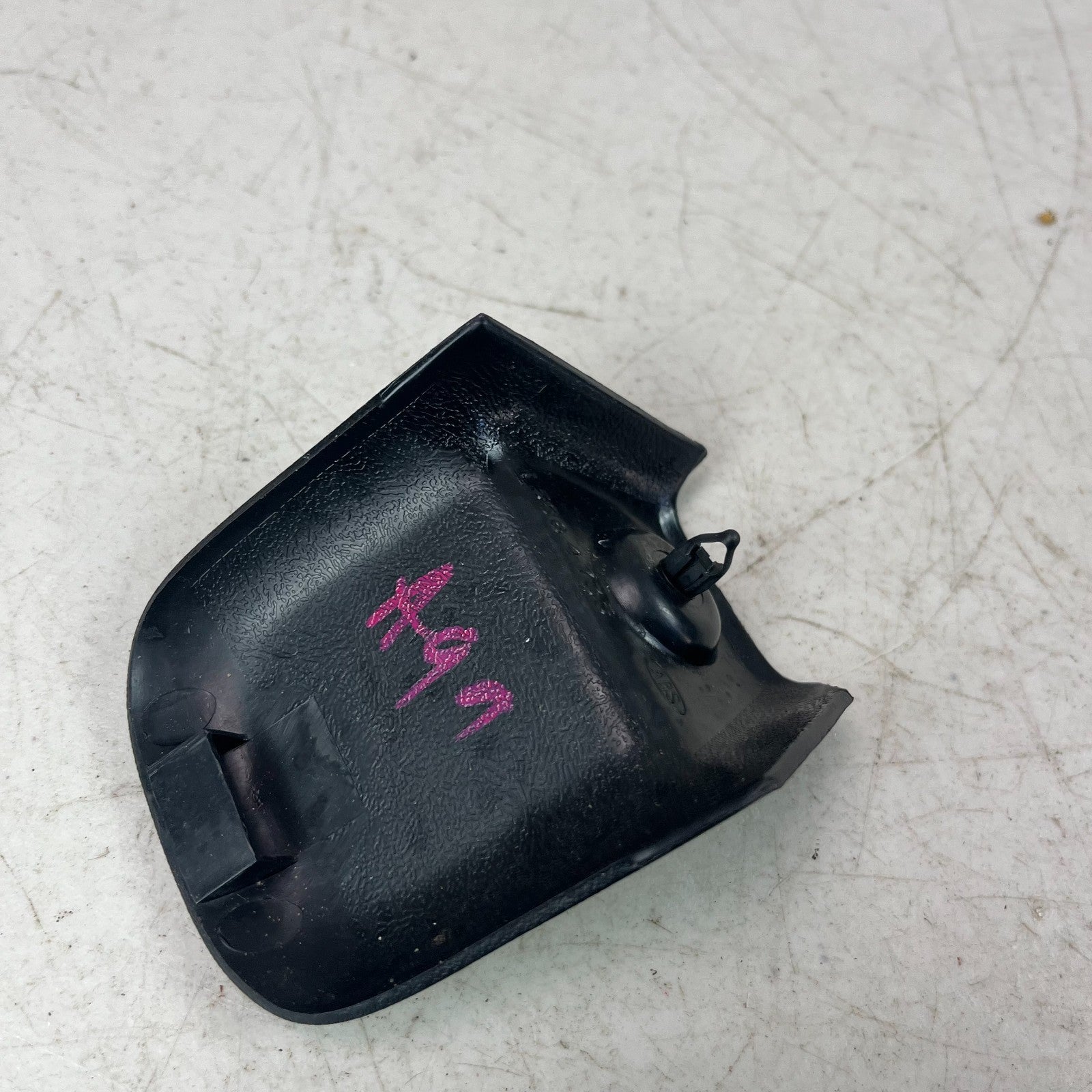 05-13 CHEVROLET CORVETTE C6 FRONT SEAT ADJUSTER TRACK RAIL COVER TRIM BLACK OEM