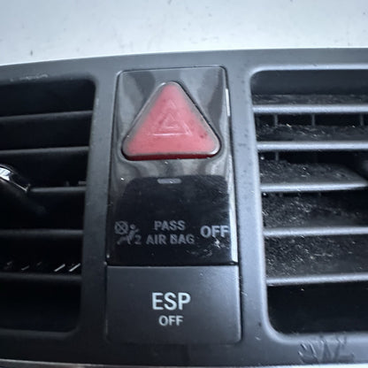 2008-2011 Mercedes-Benz C300 Center Dash AC Air Vents w/ Switch Buttons OEM