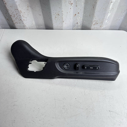 14-20 Acura RLX Front Passenger Seat Switch Panel Trim Cover And Controls Black
