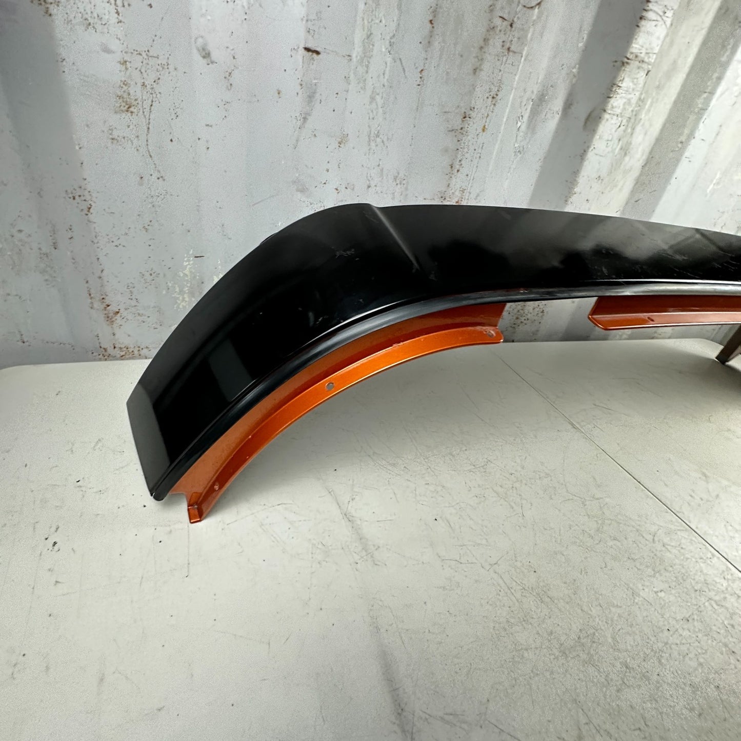 05-13 CHEVROLET CORVETTE C6 HARD TOP ROOF EXTENSION COVER REAR PANEL ORANGE OEM