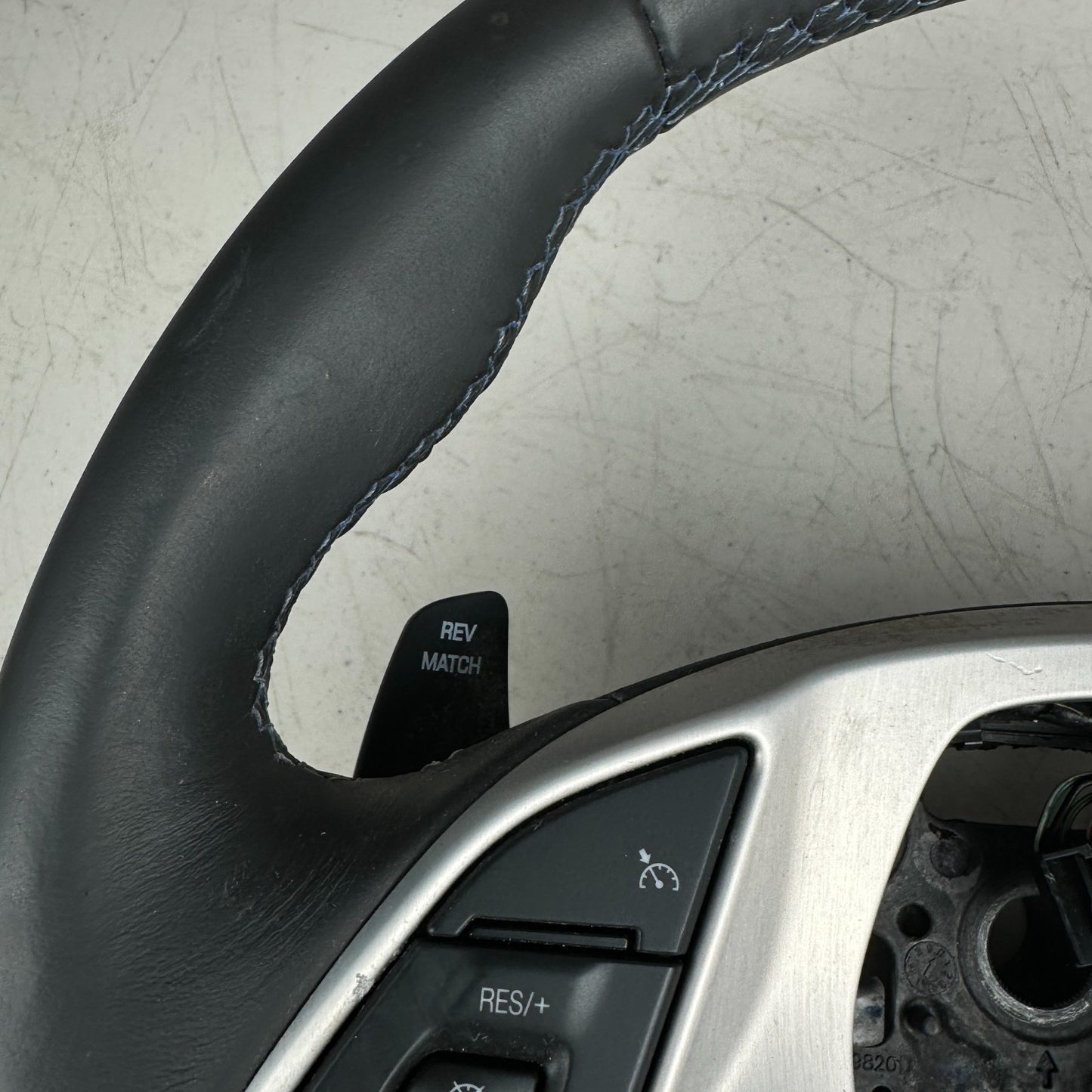 2014-15 CHEVROLET CORVETTE C7 STINGRAY MULTIFUNCTIONAL STEERING WHEEL Blue Stich