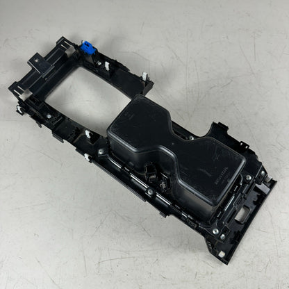 13-17 HONDA ACCORD CENTER CONSOLE FLOOR SHIFTER PANEL W/ CUP HOLDER OEM GLOSS BK
