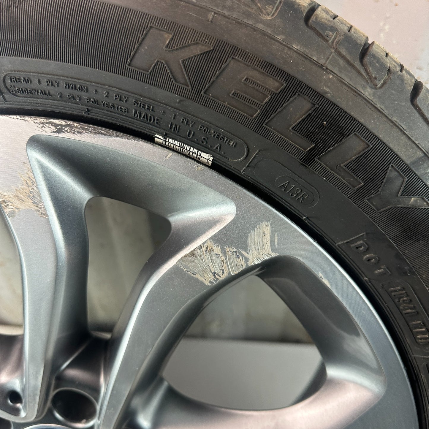 2015-2018 MERCEDES W205 C300 17x7' INCH 10 SPOKE WHEEL RIM W/ TIRE A2054010200