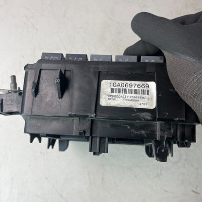 2009 CADILLAC CTS-V ENGINE FUSE BOX RELAY JUNCTION CONTROL 25966602 DAMAGED