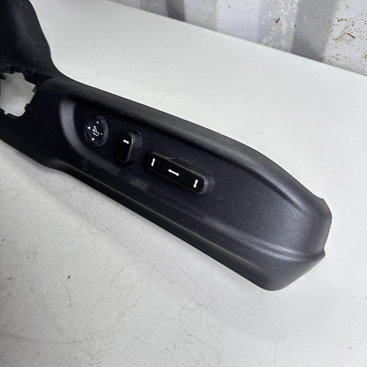 14-20 Acura RLX Front Passenger Seat Switch Panel Trim Cover And Controls Black