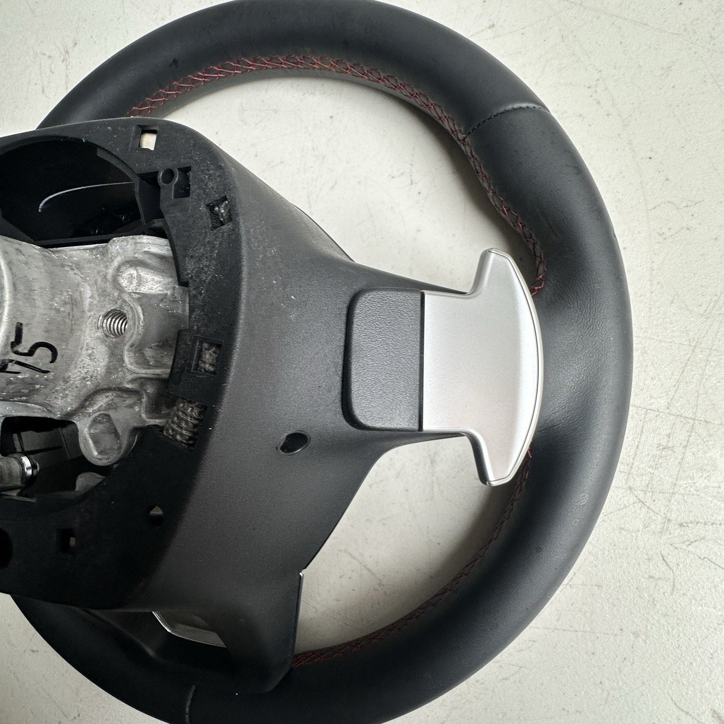 2023-2026 Acura Integra A Spec Steering Wheel Black Leather Red Stitch OEM