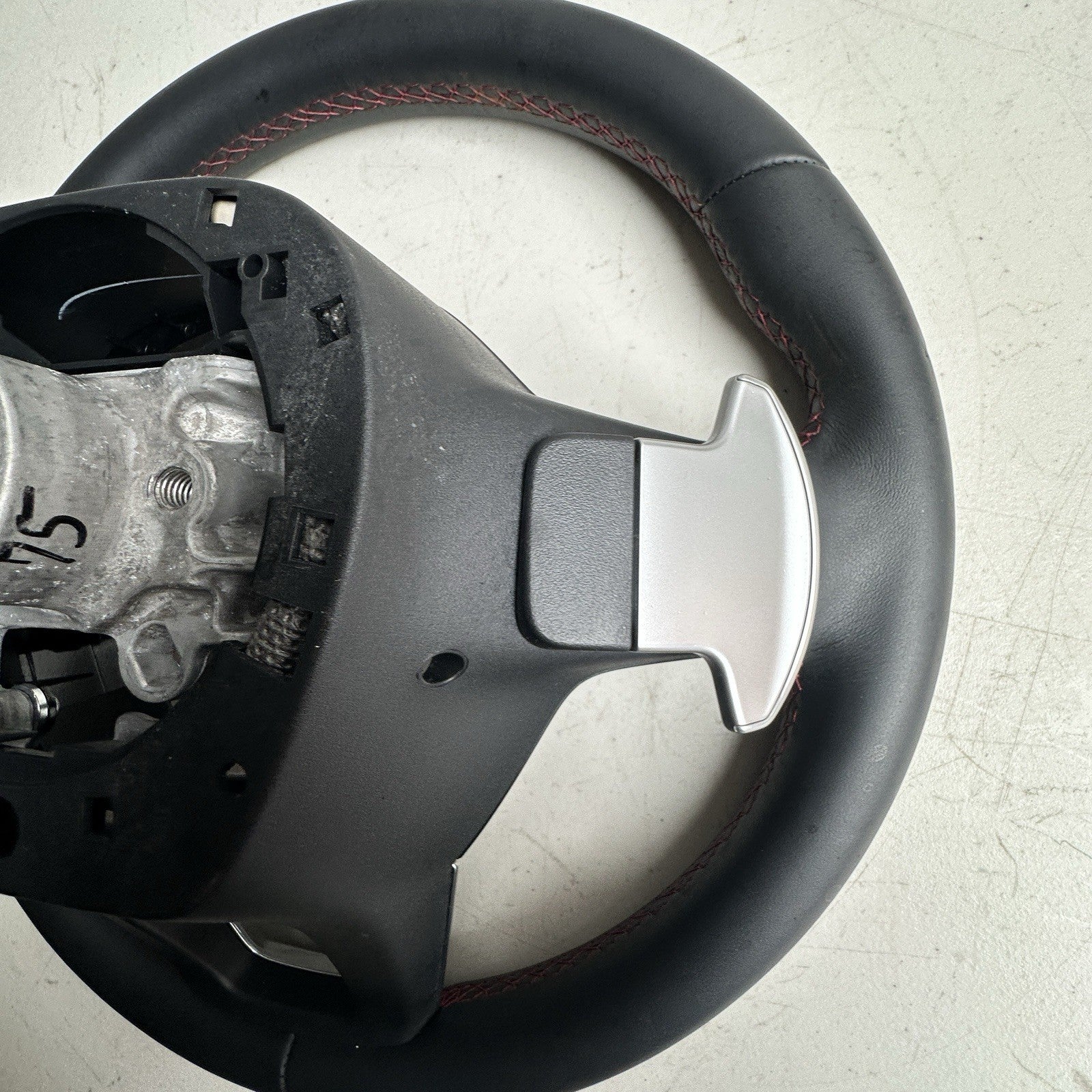 2023-2026 Acura Integra A Spec Steering Wheel Black Leather Red Stitch OEM