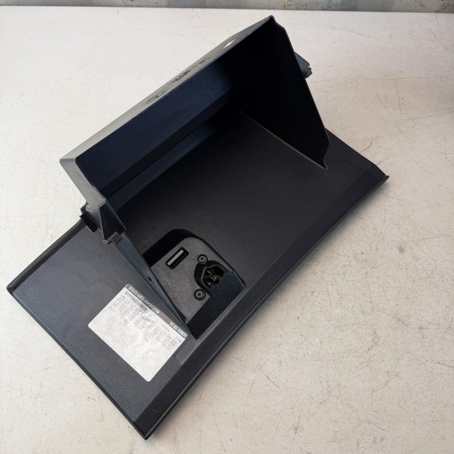05-13 CHEVROLET CORVETTE C6 DASH GLOVE BOX COMPARTMENT STORAGE DOOR LID BLACK