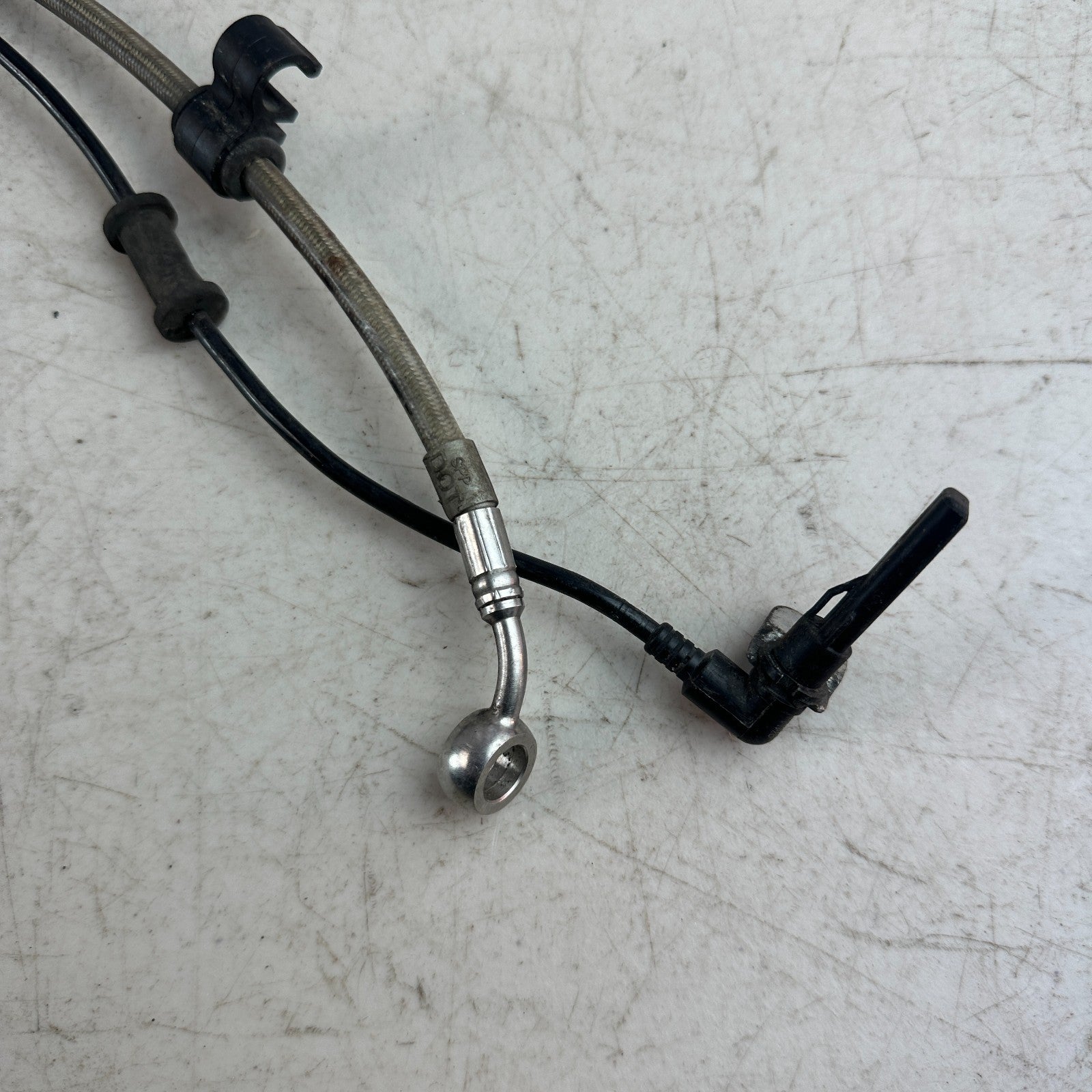 2014-2019 CHEVROLET CORVETTE REAR RIGHT PASSENGER BRAKE HOSE W/ ABS SENSOR OEM