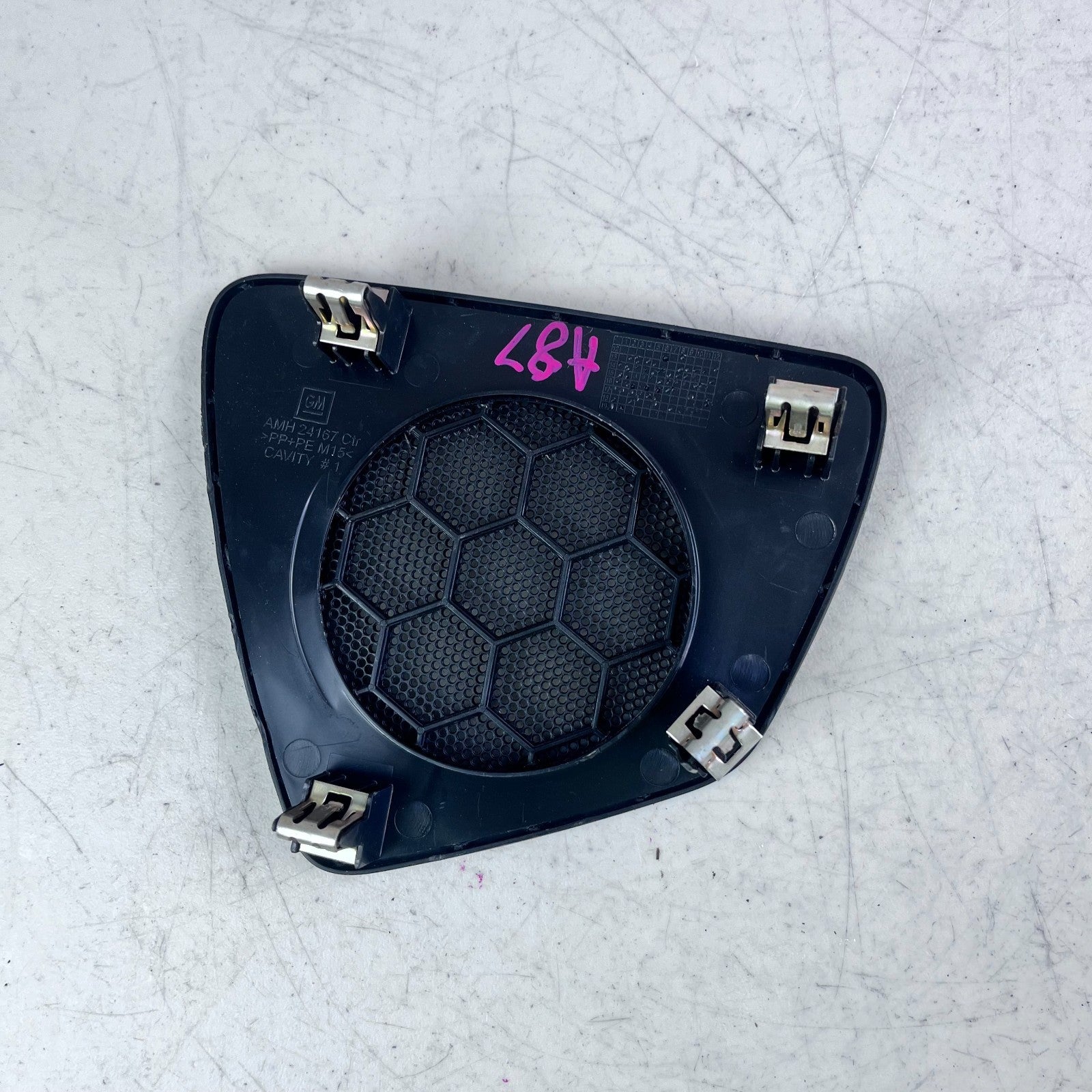 2014-2019 CHEVROLET CORVETTE FRONT DASHBOARD CENTER SPEAKER GRILL GRILLE TRIM