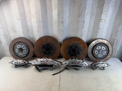 2016-2024 CHEVROLET CAMARO FRONT & REAR BREMBO BRAKE CALIPERS W/ ROTORS SET OEM