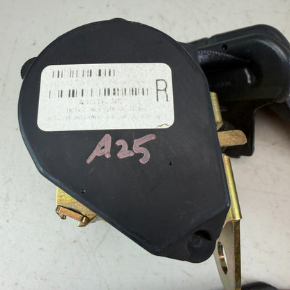 05-13 CHEVROLET CORVETTE C6 FRONT RIGHT SEATBELT SEAT BELT RETRACTOR BLACK OEM