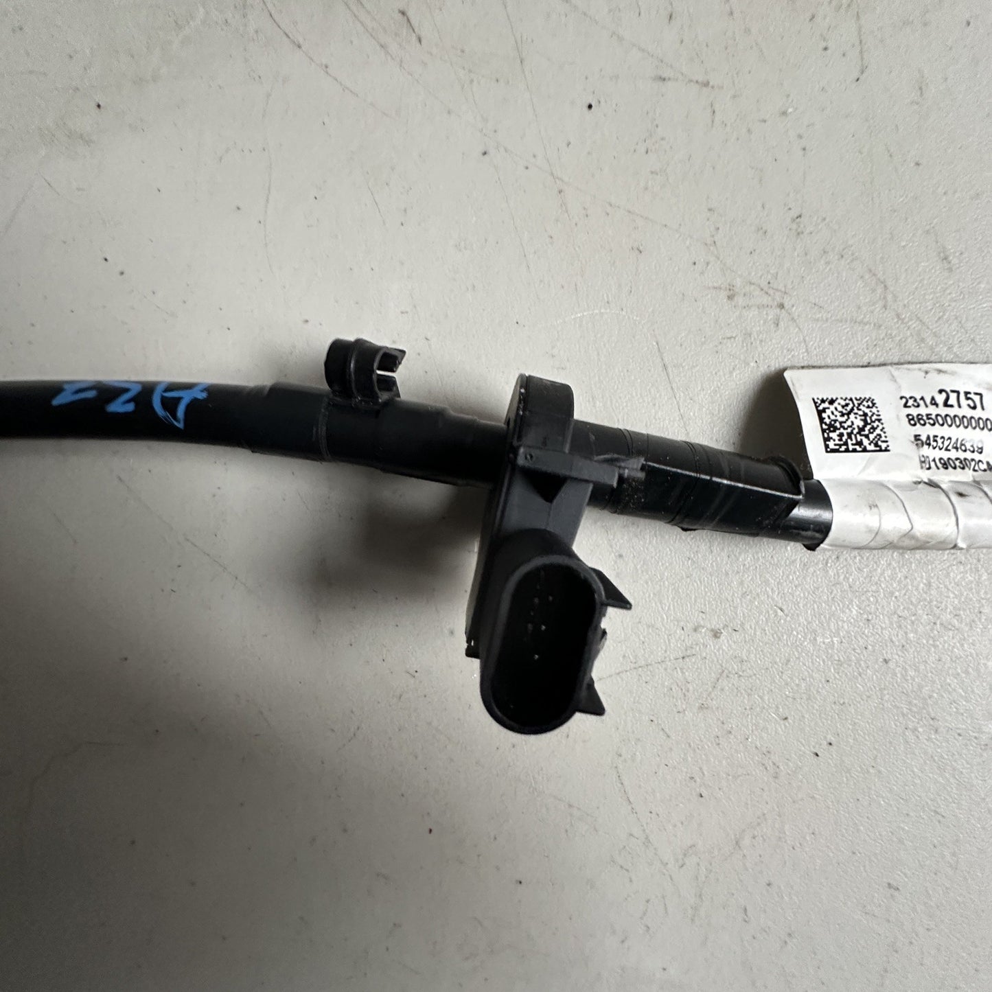 2014-2019 CHEVY CORVETTE NEGRATIVE BATTERY TERMINAL W/ CURRENT SENSOR OEM