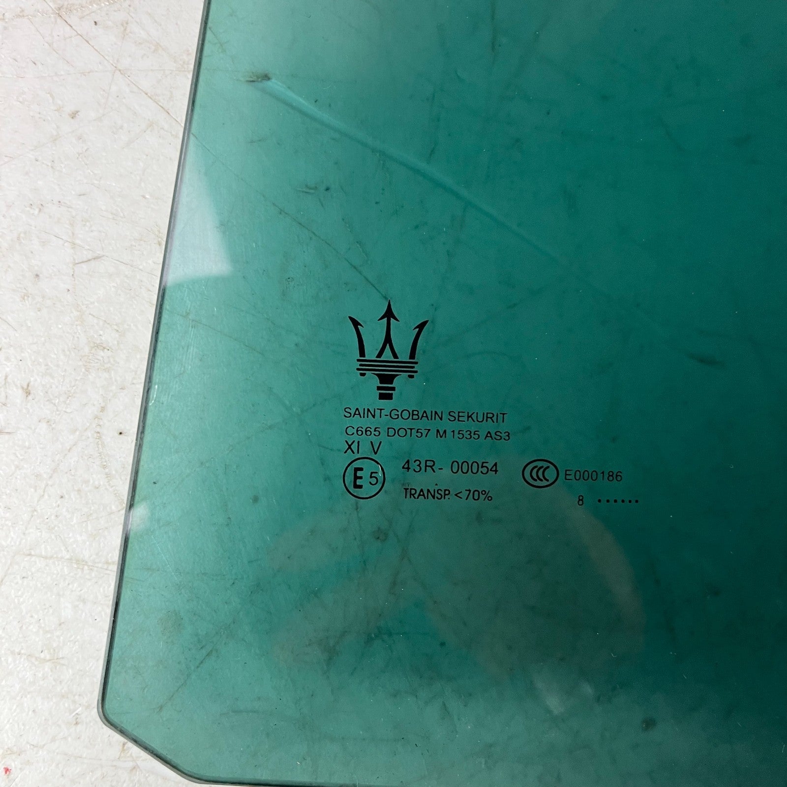 2017-2024 MASERATI LEVANTE REAR RIGHT PASSENGER DOOR WINDOW GLASS 43R-00054 OEM
