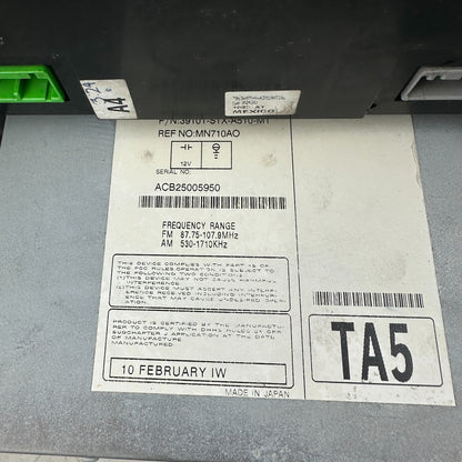 2010–2013 ACURA MDX AM FM RADIO 6 DISC CD MP3 PLAYER BLACK 39101-STX-A510-M1 OEM