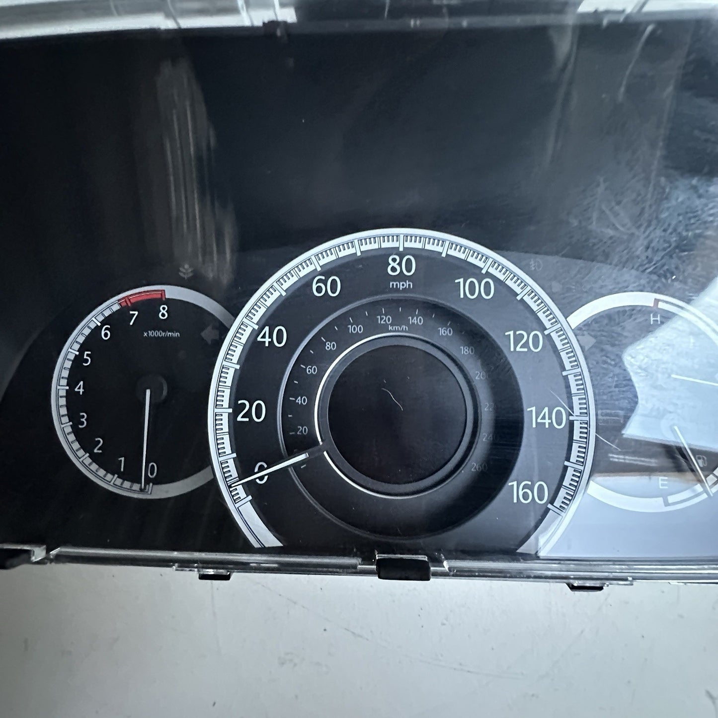 124,310 Miles 2013 - 2017 Honda Accord Center Speedometer Gauge Cluster OEM USED