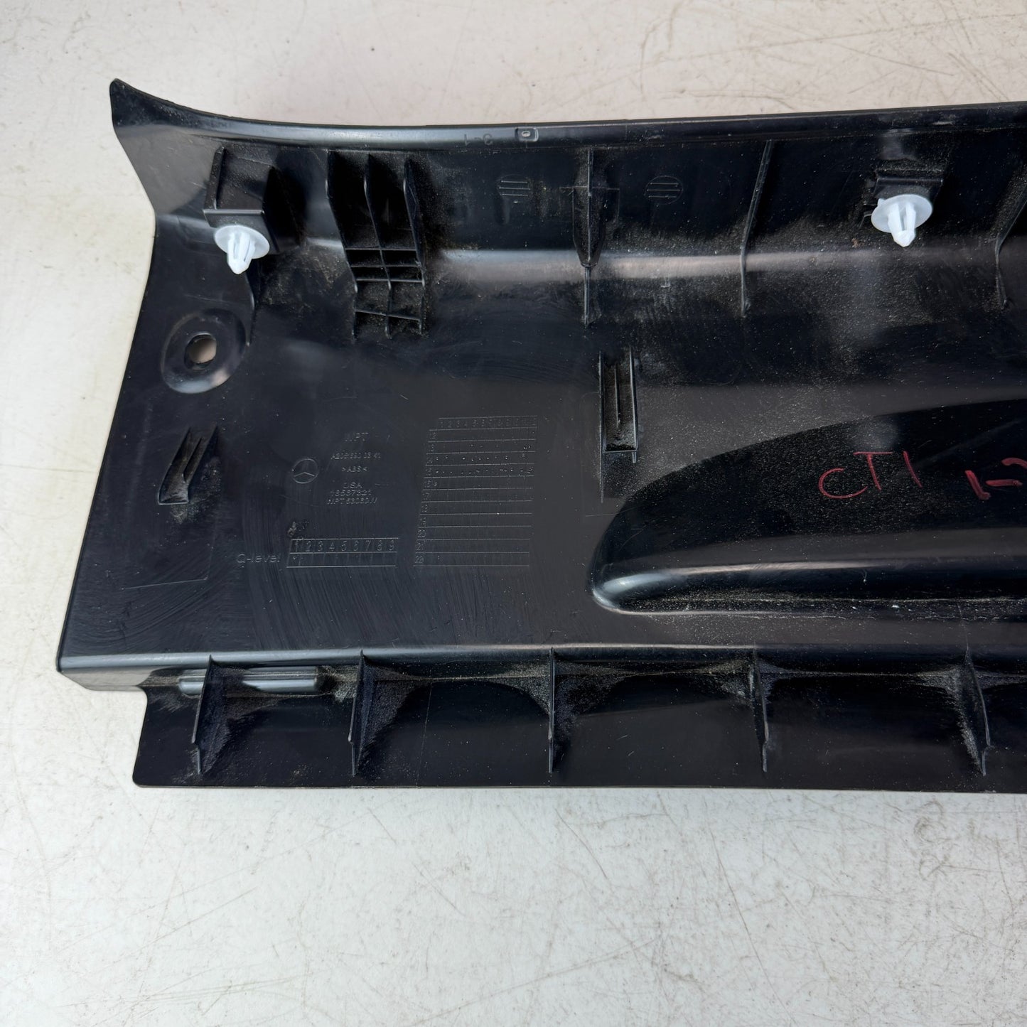 2015-2021 MERCEDES-BENZ W205 C300 REAR TRUNK LID SILL SCUFF PLATE TRIM COVER OEM