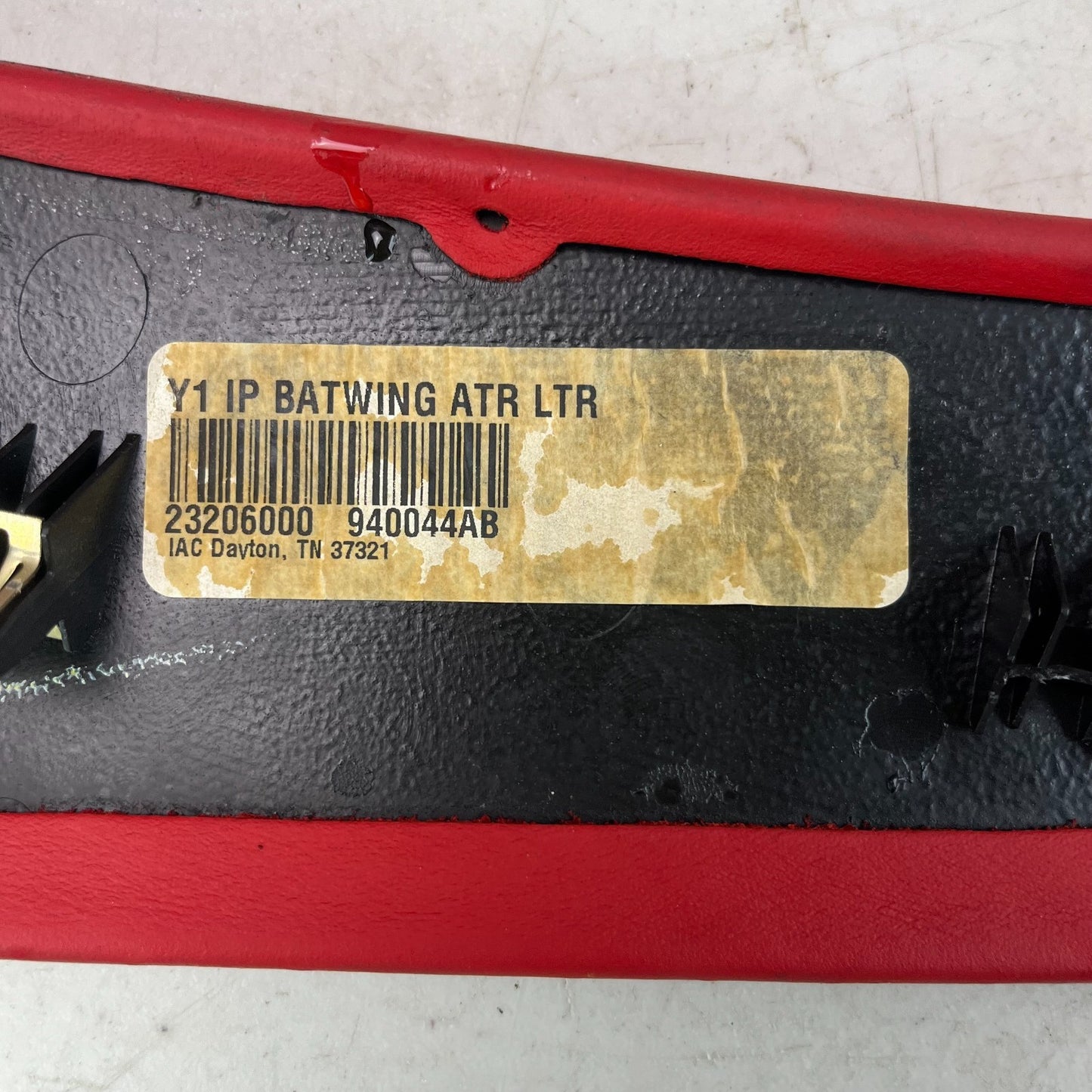 2014-2019 CHEVROLET CORVETTE C7 INSTRUMENT CLUSTER PANEL COVER MOLDING TRIM RED